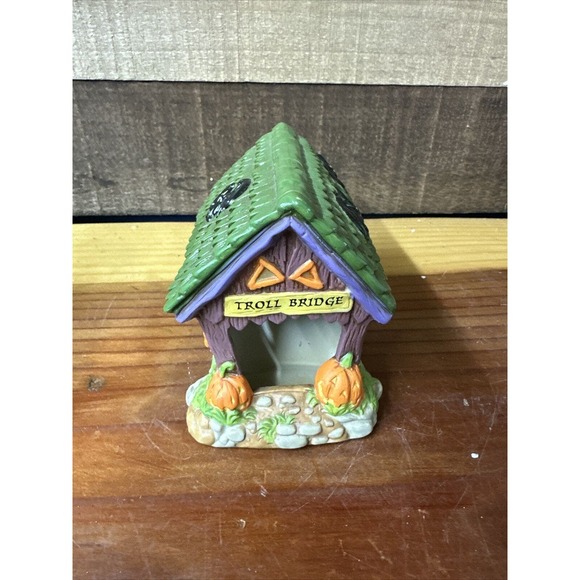 Midwest Cannon Falls Creepy Hollow Troll Bridge Halloween Decor - Picture 3 of 6